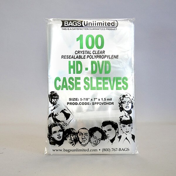 Protective clear poly sleeves to go
